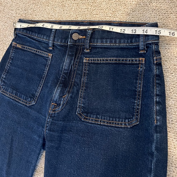 Polo Ralph Lauren Jenn flare jeans dark wash high rise size 28 regular length - Picture 12 of 14